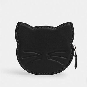 BNWT Coach Cat Coin Case